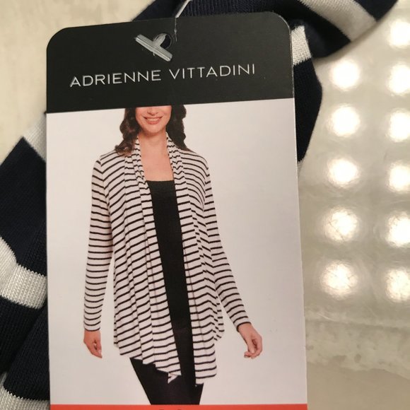 NWT Adrienne Vittadini  Woman's  Open Front Cardigan Knit - Picture 7 of 7